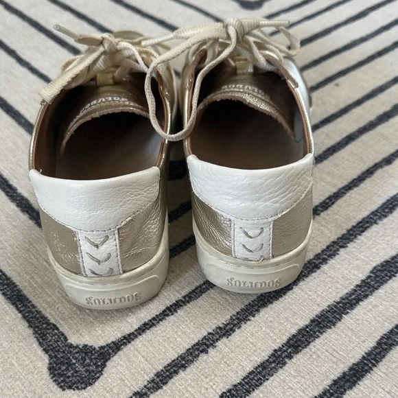 Soludos Classic Ibiza Sneaker Platinum - Picture 4 of 6